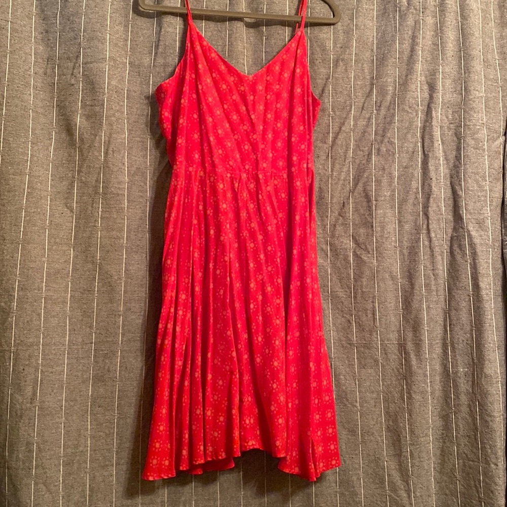 NWT Gap red spaghetti strap dress
